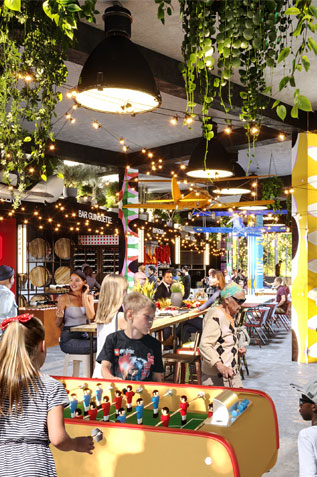 food court